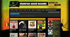 Desktop Screenshot of championsoundrecords.com
